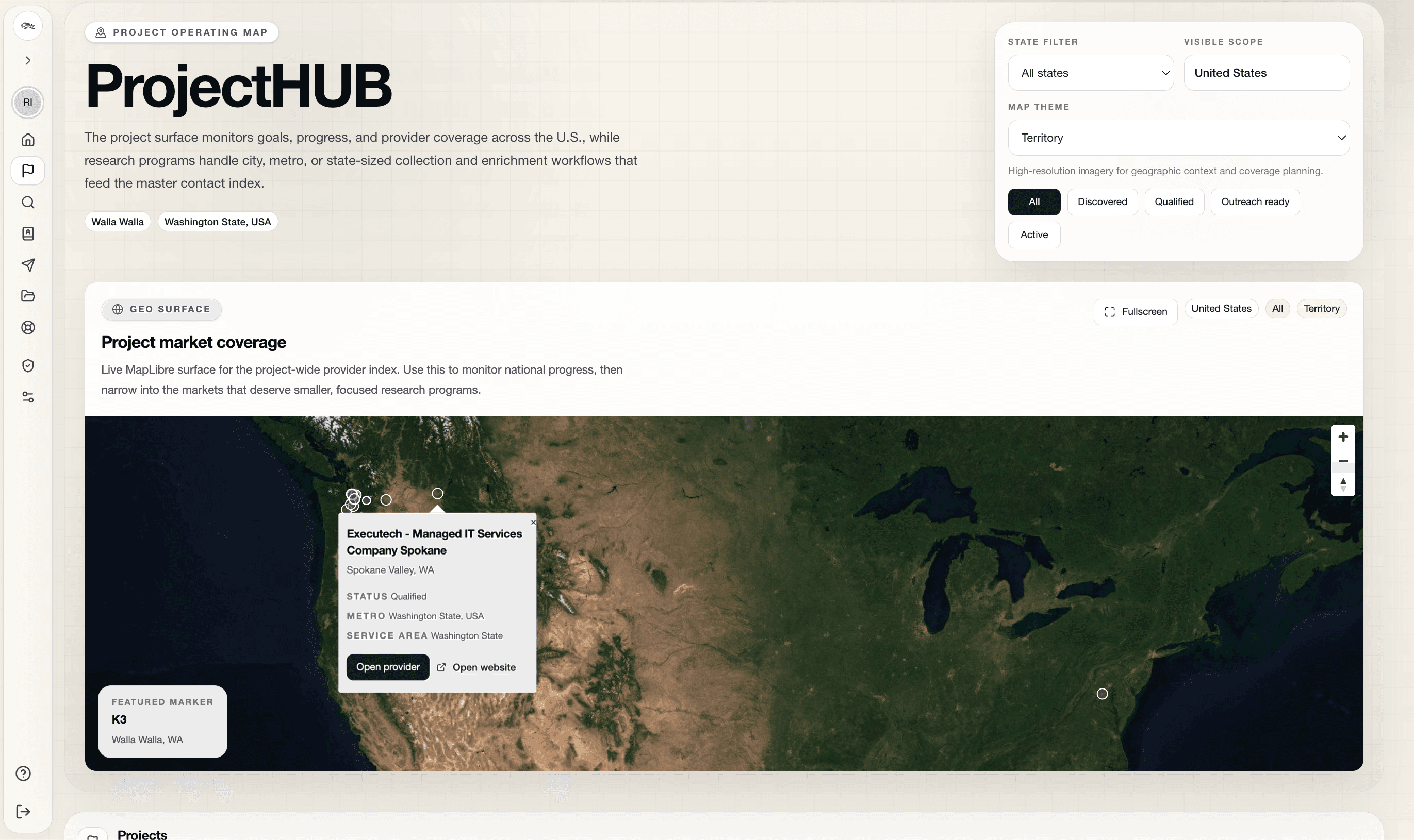 CloudRaven ProjectHUB screenshot